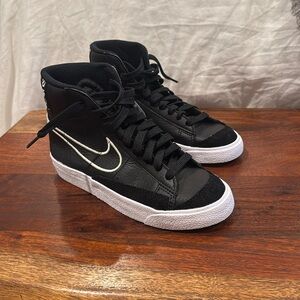 Black Nike Blazer Hightops